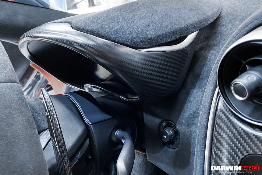 2015-2021 McLaren 540c/570s/570gt/600lt Dry Carbon Fiber Instrument Surround Panel Cover