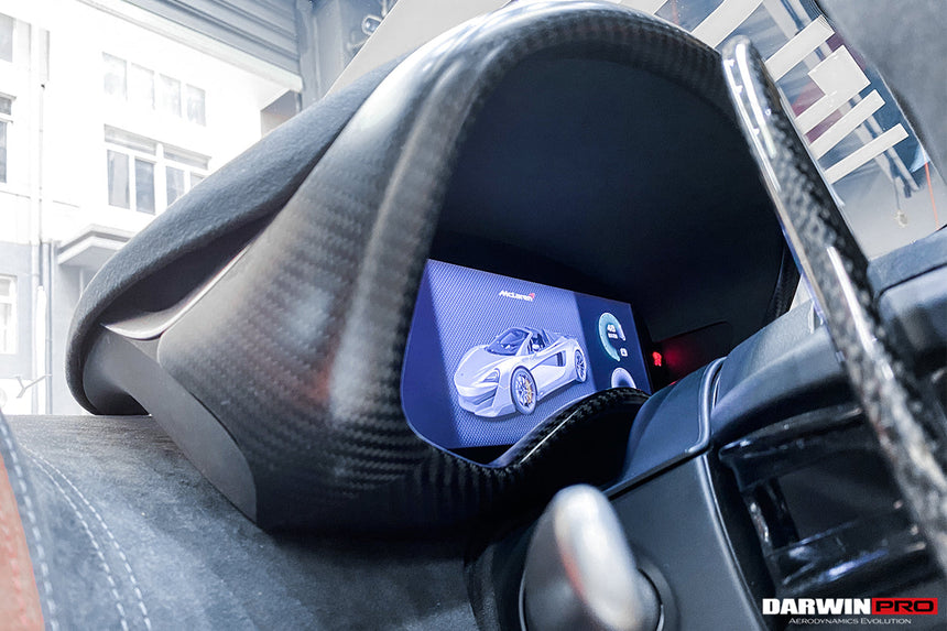2015-2021 McLaren 540c/570s/570gt/600lt Dry Carbon Fiber Instrument Surround Panel Cover