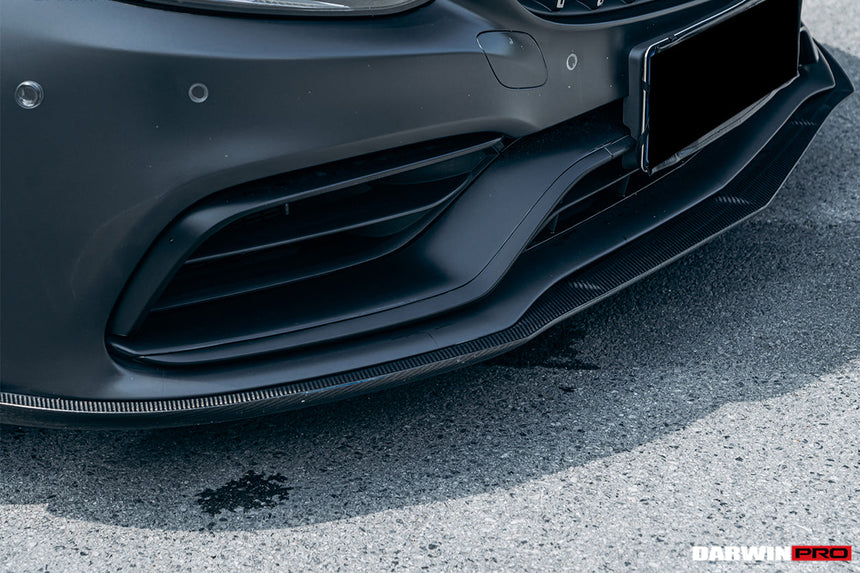 2015-2021 Mercedes Benz W205 C63/S AMG Coupe BKSS Style Carbon Fiber Front Lip