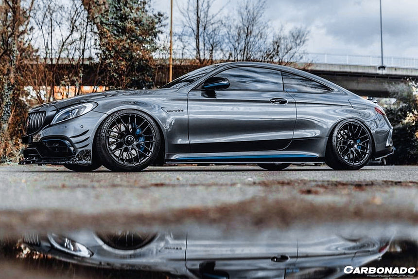 2015-2018 Mercedes Benz W205 C63/S AMG Coupe BR Style Front Lip
