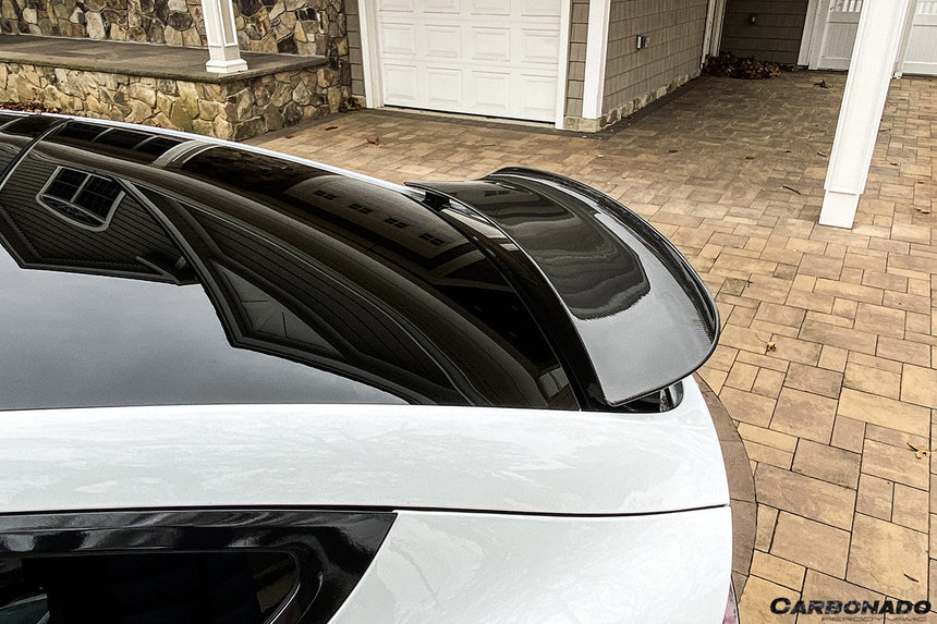 2016-2021 Tesla X SUV RZS Style Carbon Fiber Trunk Spoiler
