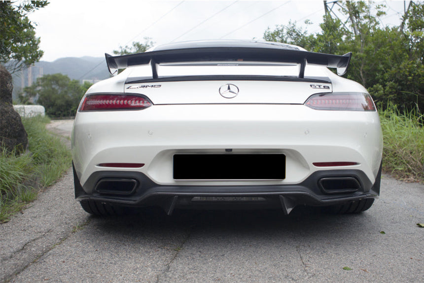 2015-2017 Mercedes Benz AMG GT/GTS RZS Carbon Fiber Rear Diffuser
