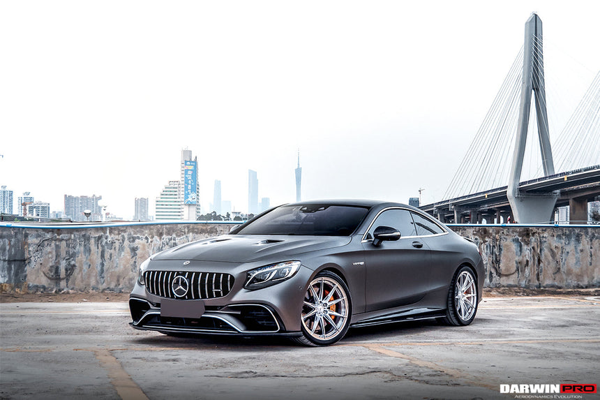 2018-2021 Mercedes Benz C217 S63/S65 AMG Coupe BKSS Style Carbon Fiber Front Lip