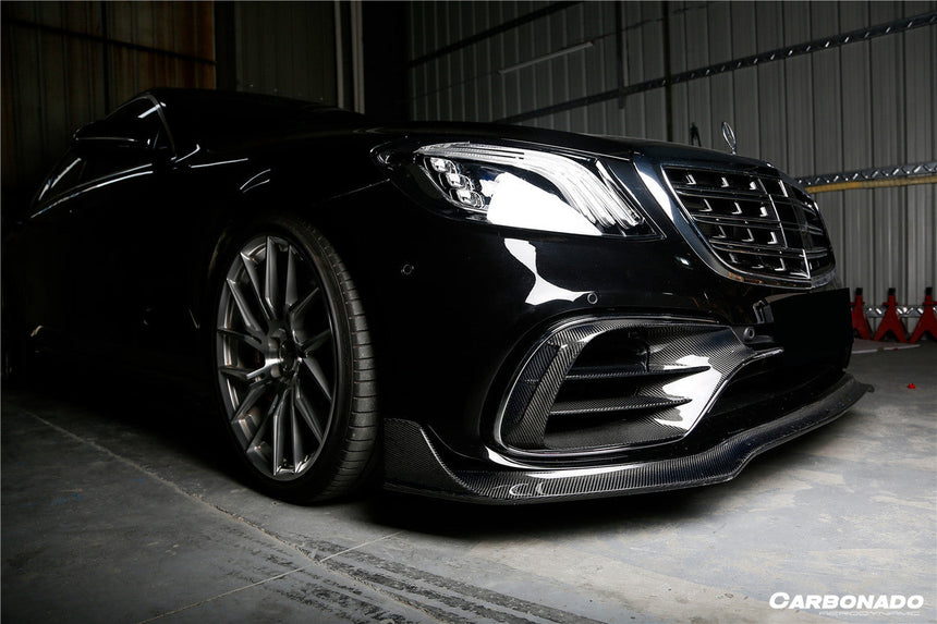 2017-2020 Mercedes Benz S63 W222 Sedan MSY Style Front Bumper Vents