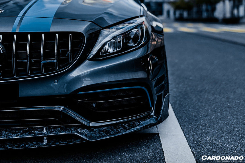 2015-2018 Mercedes Benz W205 C63/S AMG Coupe BR Style Front Lip