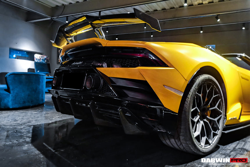 2019-2022 Lamborghini Huracan EVO OD Style Dry Carbon Rear Diffuser
