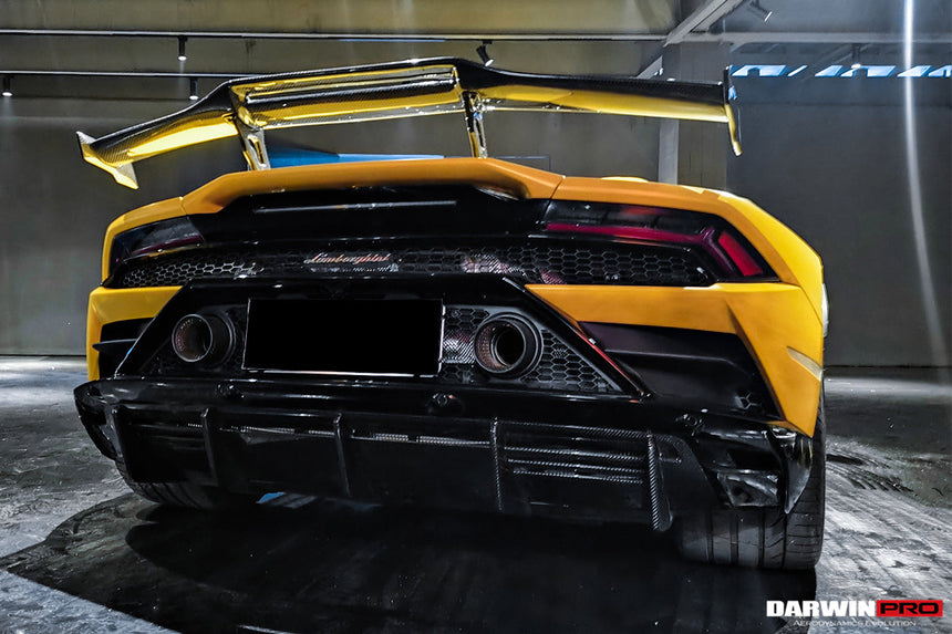 2019-2022 Lamborghini Huracan EVO OD Style Dry Carbon Rear Diffuser