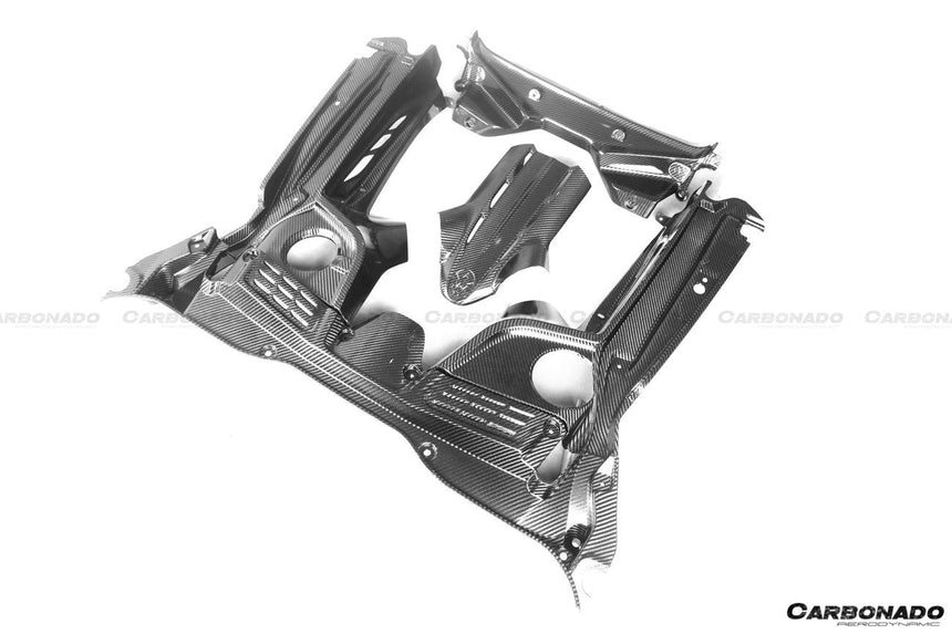 2020-UP Maserati MC20 Dry Carbon Fiber Engine Bay Room Interior