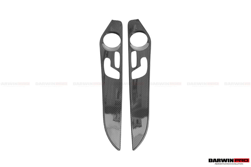 2015-2021 Mercedes Benz W205 C63/S AMG Sedan Carbon Fiber Interior Door Panel Trim Cover Strip