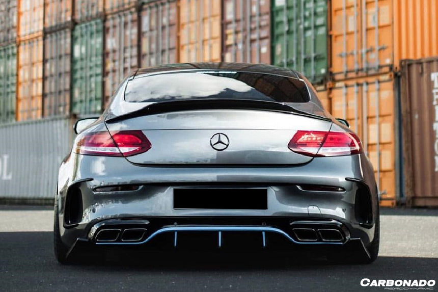 2015-2021 Mercedes Benz C-Class W205 Coupe PS Style Trunk Spoiler