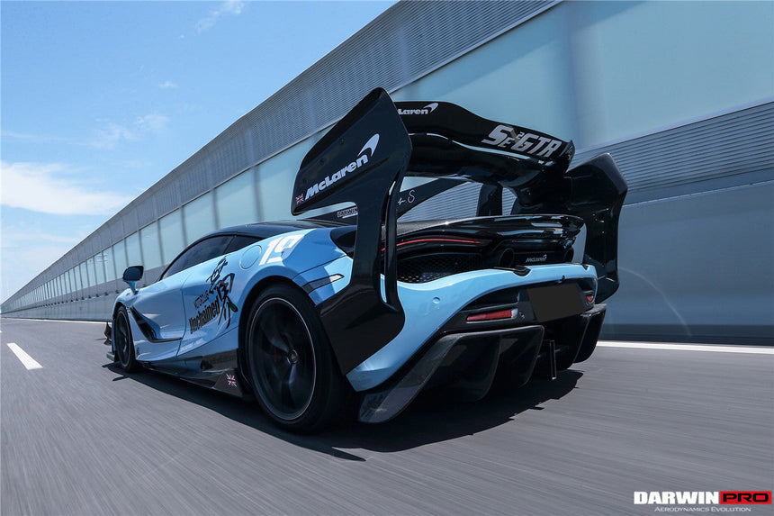 2017-2022 McLaren 720s Se²GTR Style Trunk Wing w/ Side Caps