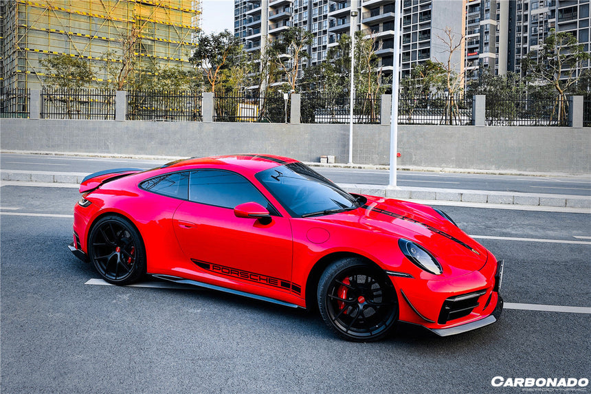 2019-2023 Porsche 911 992 Carrera/S/4/4S/Targa/Cabriolet WP Style Dry Carbon Fiber Side Skirts