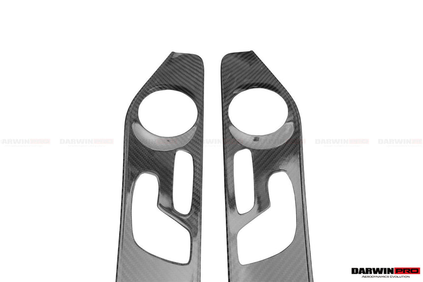 2015-2021 Mercedes Benz W205 C63/S AMG Sedan Carbon Fiber Interior Door Panel Trim Cover Strip