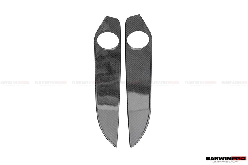 2015-2021 Mercedes Benz W205 C63/S AMG Sedan Carbon Fiber Interior Door Panel Trim Cover Strip