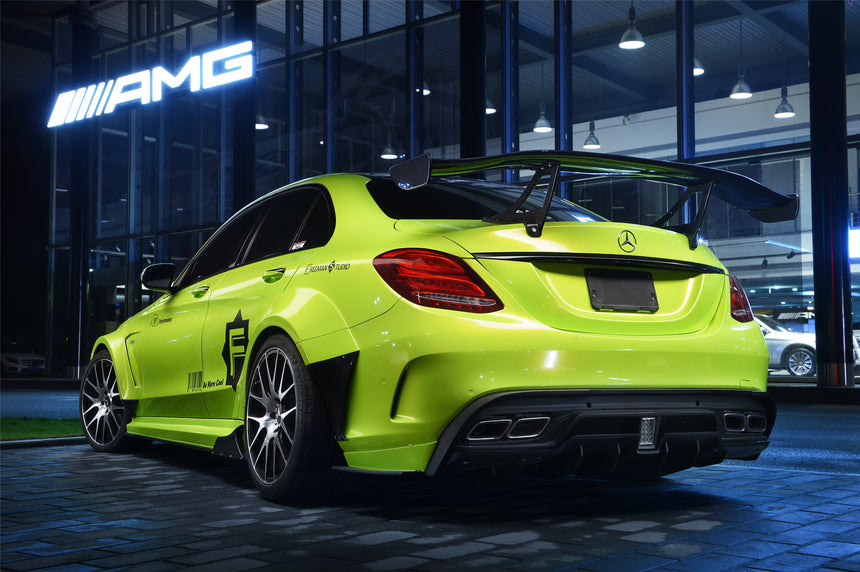 2015-2021 Mercedes Benz C-Class W205 Sedan IMP Performance Carbon Fiber Trunk Spoiler