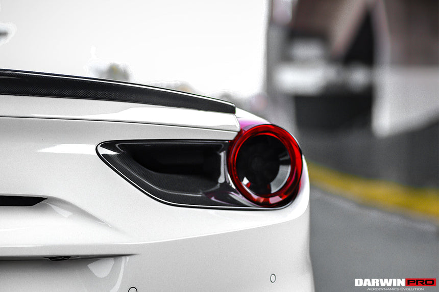 2015-2020 Ferrari 488 GTB BKSS Style Carbon Fiber Trunk Spoiler