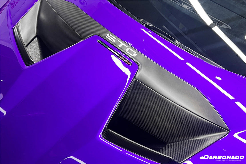 2021-UP Lamborghini Huracan STO Dry Carbon Fiber Hood Vents