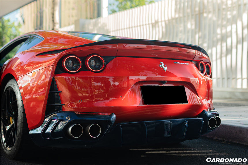 2018-UP Ferrari 812 Superfast /GTS MSY Style Rear Bumper Vents