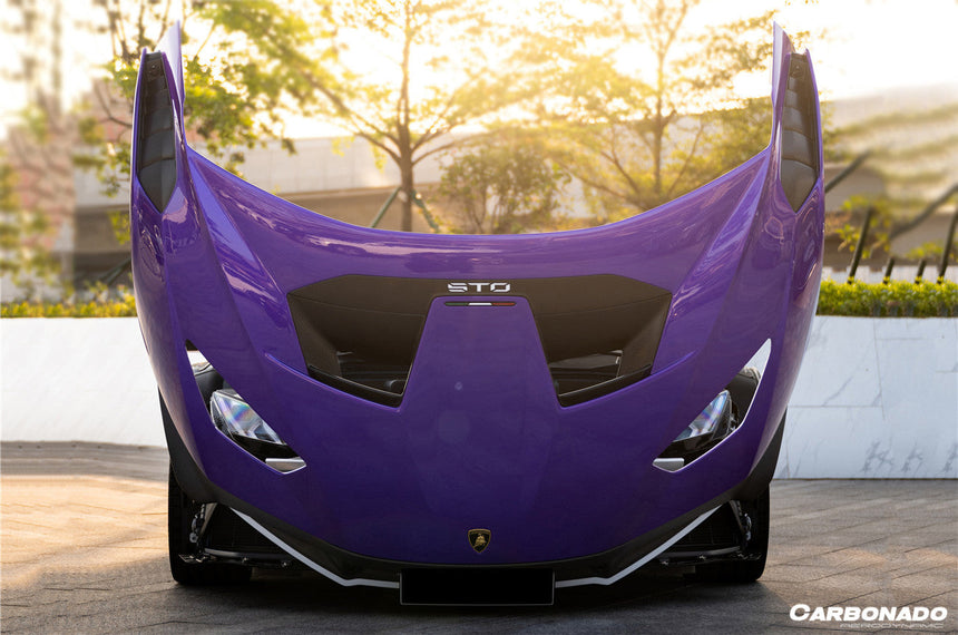 2021-UP Lamborghini Huracan STO Dry Carbon Fiber Hood Vents