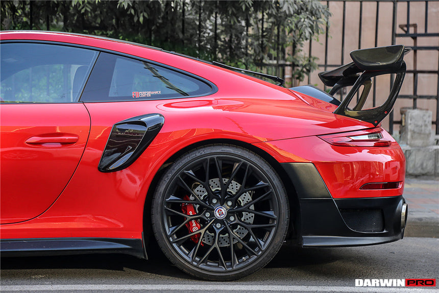 2016-2018 Porsche 911 991.2 Carrera/Targa 4/4S GT2RS Style Carbon Fiber Quarter Panel Side Scoops