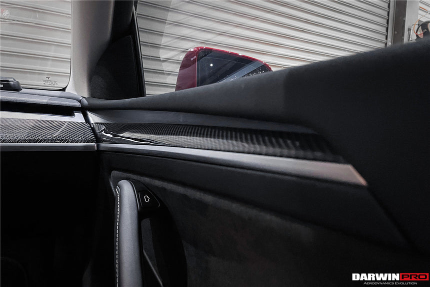 2020-2023 Tesla Model 3/Y OEM Style Autoclave Carbon Fiber Door Trim Interior Replacement