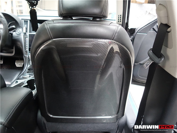 2014-2022 Infiniti Q50 Sedan Dry Carbon Fiber Seatback Replacement