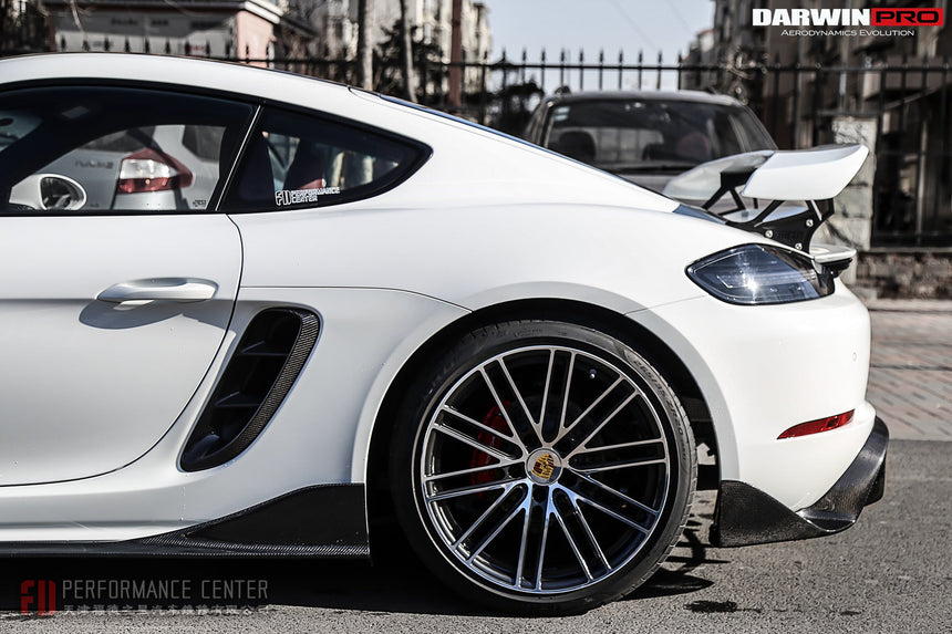 2016-2023 Porsche 718 Cayman/Boxster BKSS Style Carbon Fiber Rear Diffuser