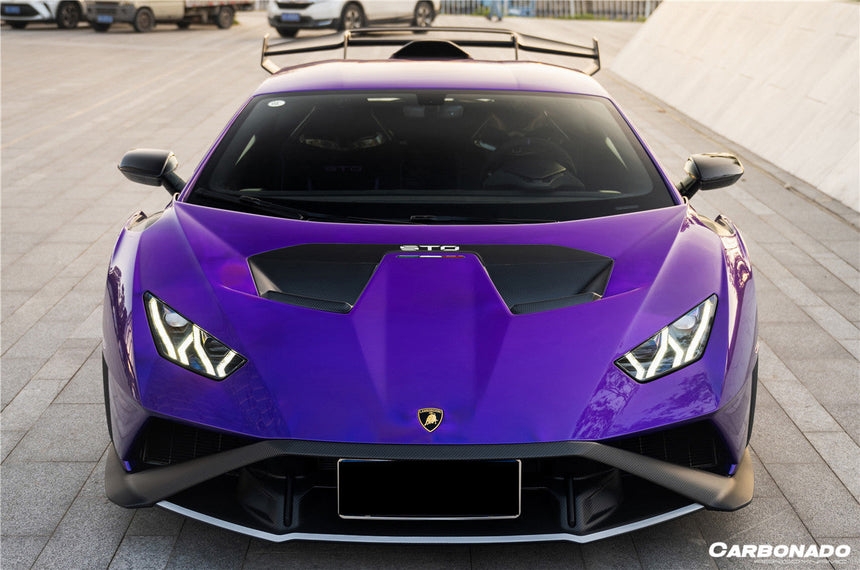 2021-UP Lamborghini Huracan STO Dry Carbon Fiber Hood Vents