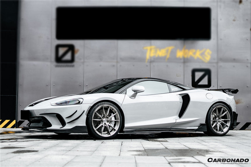 2020-2023 McLaren GT WP Style Dry Carbon Fiber Side Skirts