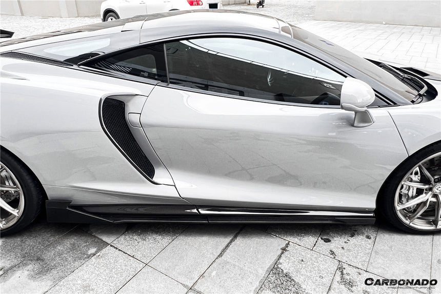 2020-2023 McLaren GT WP Style Dry Carbon Fiber Side Air Intake Blades