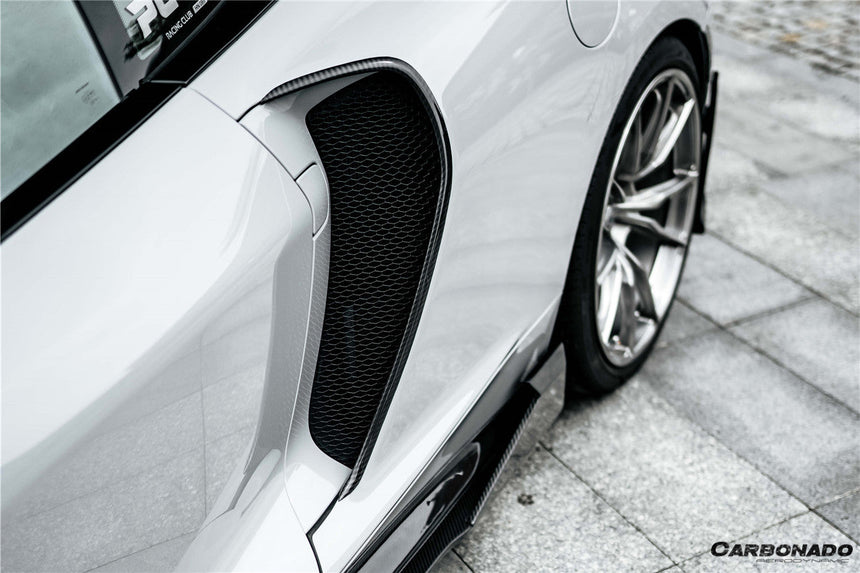 2020-2023 McLaren GT WP Style Dry Carbon Fiber Side Air Intake Blades