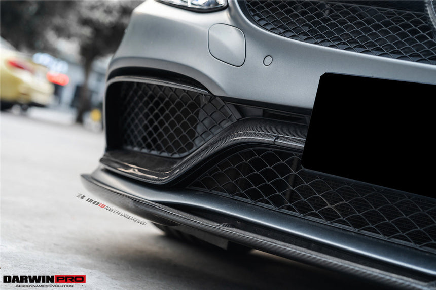 2015-2021 Mercedes Benz W205 C63/S AMG Carbon Fiber Front Canards
