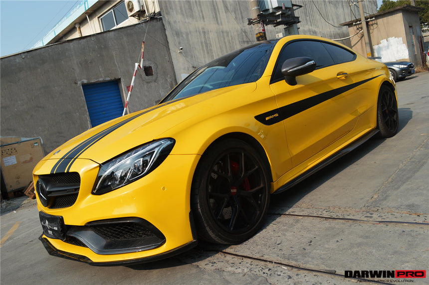 2015-2021 Mercedes Benz W205 C63/S AMG Carbon Fiber Front Canards