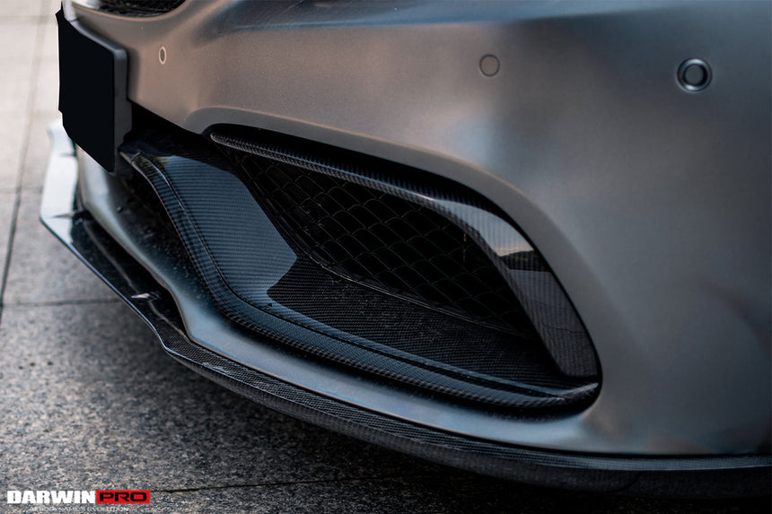 2015-2021 Mercedes Benz W205 C63/S AMG Coupe BKSS Style Carbon Fiber Front Lip