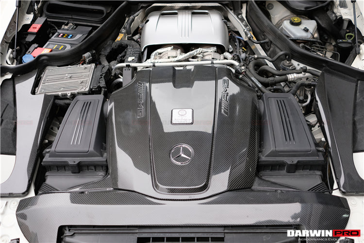 2015-2020 Mercedes Benz AMG GT/GTS Autoclave Carbon Fiber Radiator Cover Repalcement