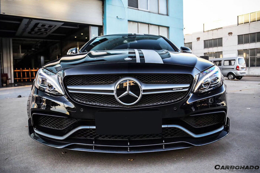 2015-2018 Mercedes Benz W205 C63/S AMG Coupe BR Style Front Lip