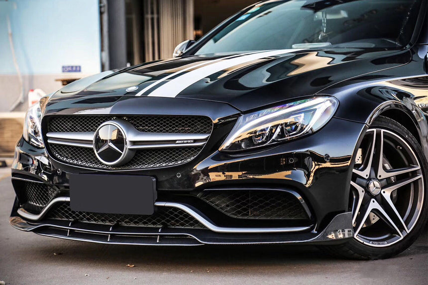 2015-2018 Mercedes Benz W205 C63/S AMG Coupe BR Style Front Lip