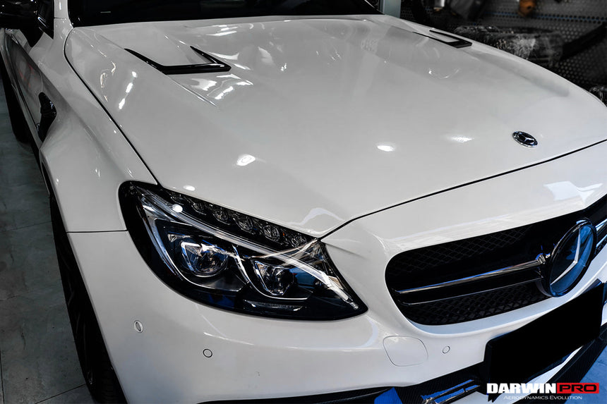2015-2021 Mercedes Benz W205 C63/S AMG BKSS Style Hood