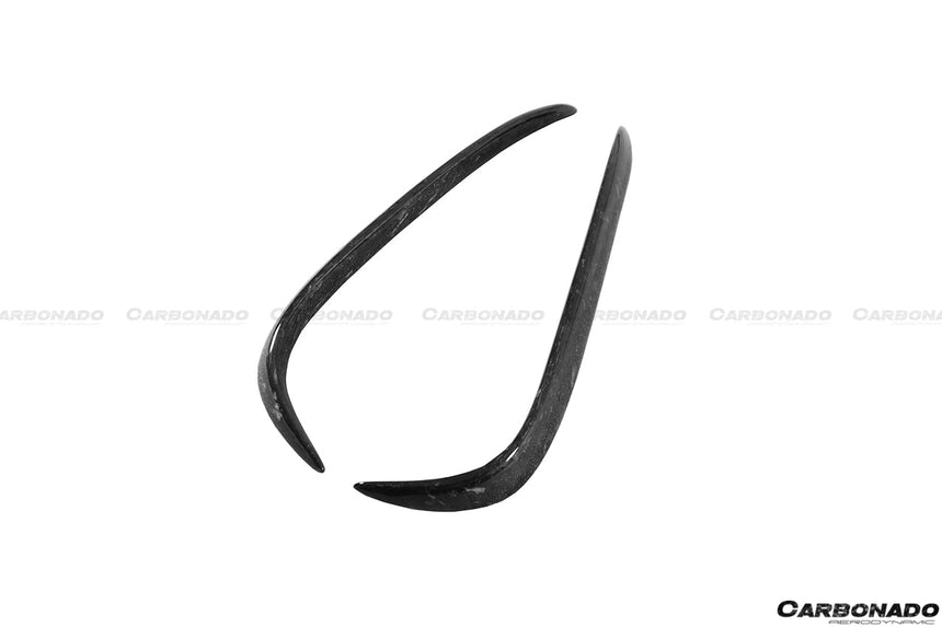 2016-2021 Tesla X SUV RZS Style Carbon Fiber Rear Bumper Canards