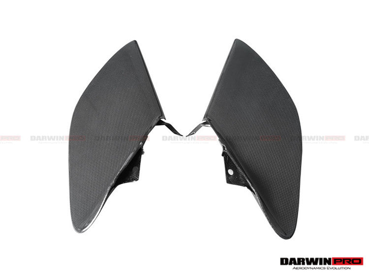 2015-2020 Ferrari 488 GTB/Spyder Dry Carbon Fiber Side Air Intake Fins