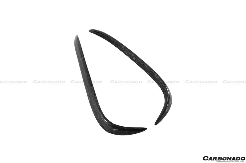 2016-2021 Tesla X SUV RZS Style Carbon Fiber Rear Bumper Canards