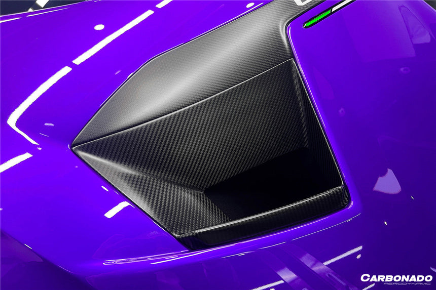 2021-UP Lamborghini Huracan STO Dry Carbon Fiber Hood Vents