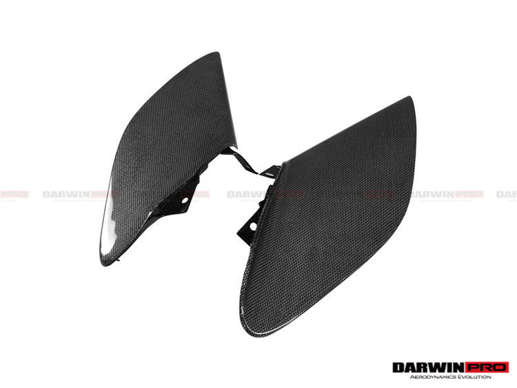 2015-2020 Ferrari 488 GTB/Spyder Dry Carbon Fiber Side Air Intake Fins