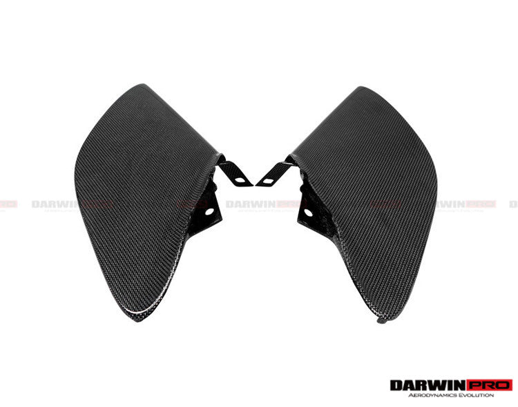 2015-2020 Ferrari 488 GTB/Spyder Dry Carbon Fiber Side Air Intake Fins