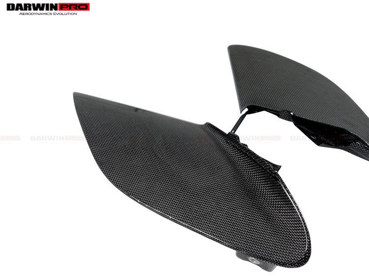 2015-2020 Ferrari 488 GTB/Spyder Dry Carbon Fiber Side Air Intake Fins