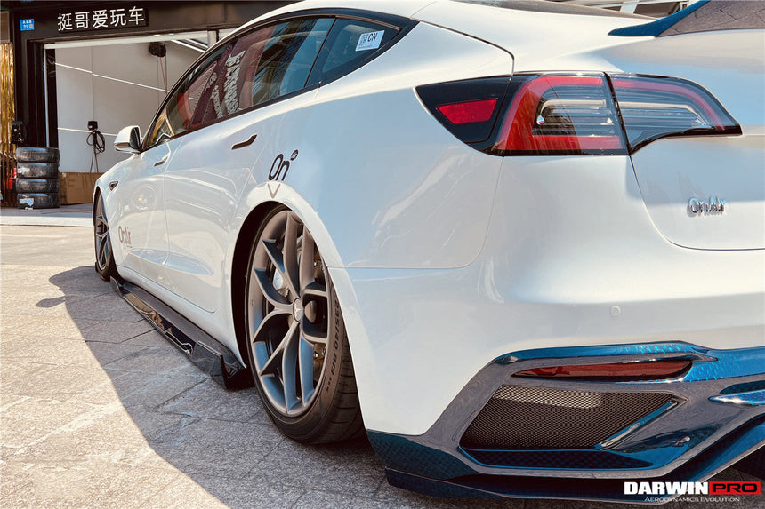 2017-2020 Tesla Model 3 IMP Performance Partial Carbon Fiber Rear Bumper