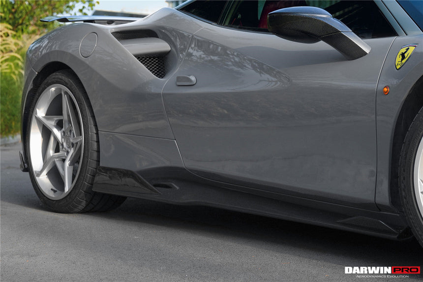 2015-2020 Ferrari 488 GTB/Spyder iMP-Performance Carbon Fiber Side Skirts Under Board