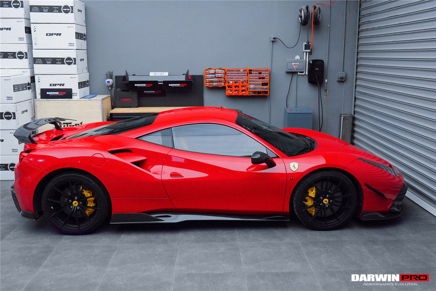 2015-2020 Ferrari 488 GTB/Spyder iMP-Performance Carbon Fiber Side Skirts Under Board