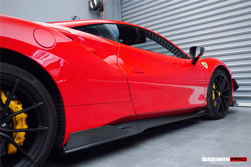 2015-2020 Ferrari 488 GTB/Spyder iMP-Performance Carbon Fiber Side Skirts Under Board