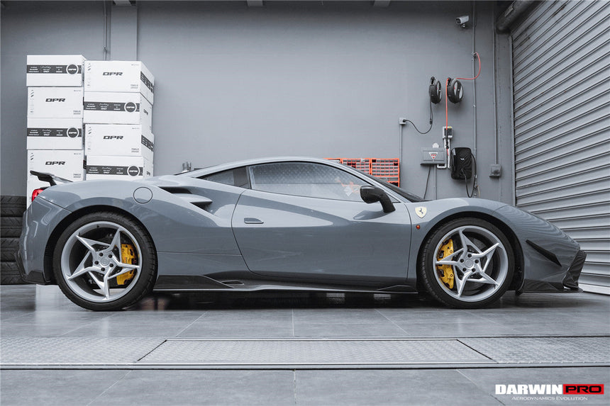 2015-2020 Ferrari 488 GTB/Spyder iMP-Performance Carbon Fiber Side Skirts Under Board